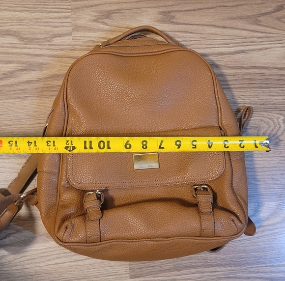 Tan Leather Backpack - Picture 10 of 12